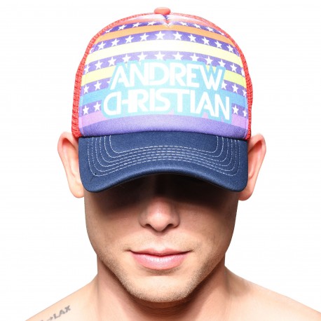 Andrew Christian Casquette Pride Star