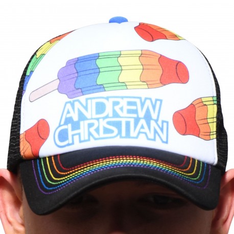 Andrew Christian Casquette Pride Popsicle