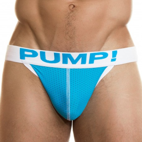 Pump! Jock Strap Neon Fuel Bleu Turquoise