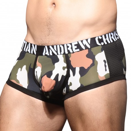 Andrew Christian Shorty Mesh Almost Naked Camouflage