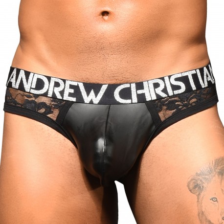 Andrew Christian Jock Strap Dungeon Naughty Lace Almost Naked Noir