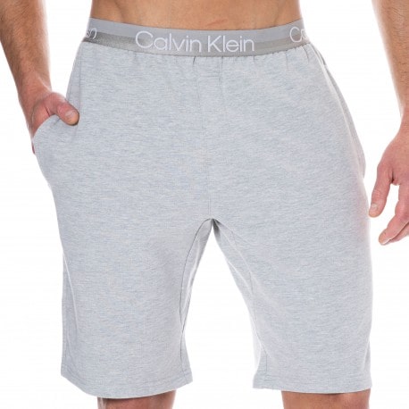 Calvin Klein Modern Structure Coton Shorts - Heather Grey