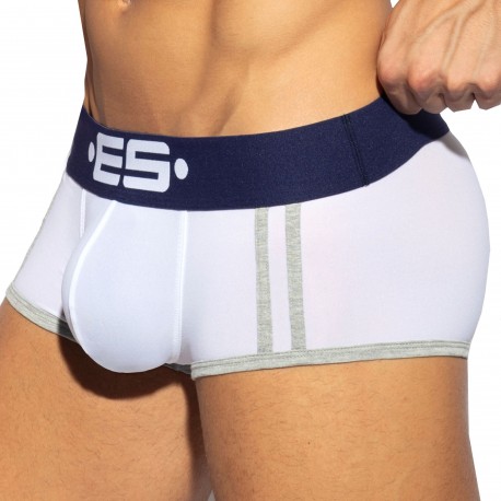 ES Collection Sportive Microfiber Trunks - White