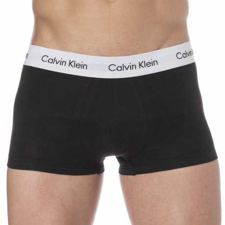 Calvin Klein Cotton Stretch Boxer Briefs - Black - Grey