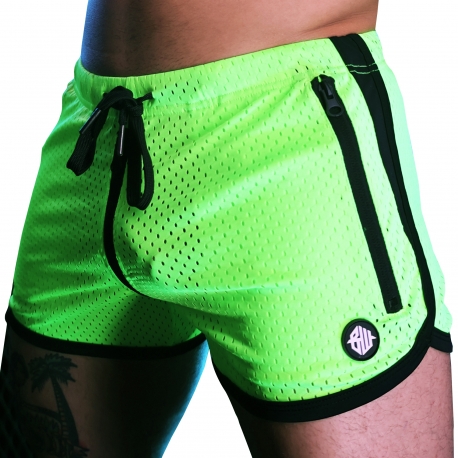 Breedwell Exposer Circuit Shorts - Neon Green