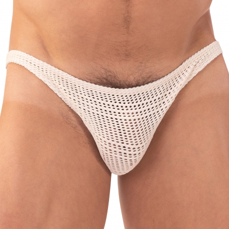 Barcode Baquil Mesh Briefs - Nude