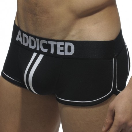 Addicted Shorty Bottomless Double Piping Noir