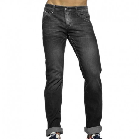 ES Collection Pantalon Jeans Regular Gris