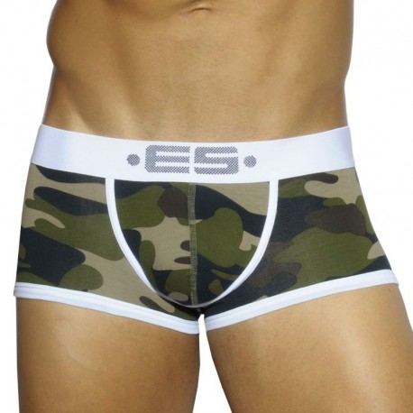 ES Collection Camouflage Basic Boxer - Green