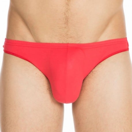 HOM Smart Cotton Freddy Thong - Red