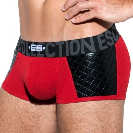 ES Collection Boxer Dystopia Quilted Rouge