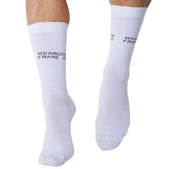 Chaussettes Blanches Garçon Français