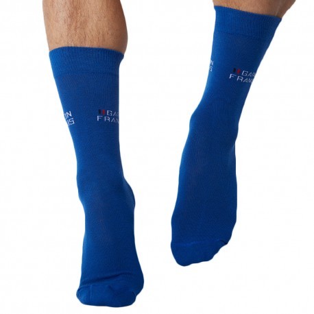 Garçon Français Socks - Royal Blue