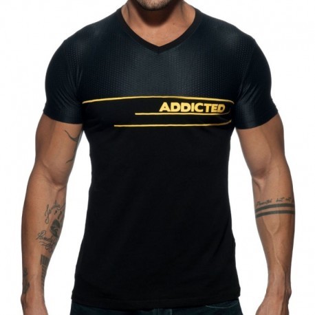 Addicted AD Mesh T-Shirt - Black