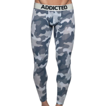 Addicted Calecon Long Empty Bottom - Camo Gris