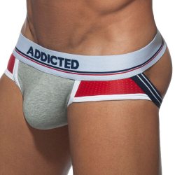 Jock Strap Push Up Sport Gris Addicted