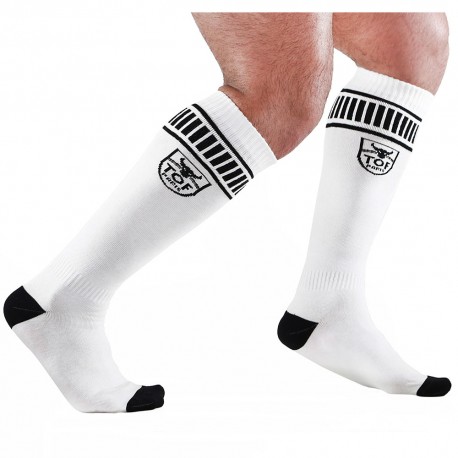TOF Paris Football Socks - White - Black