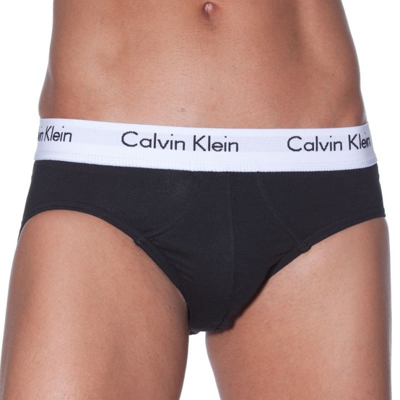 Calvin Klein 3-Pack Cotton Stretch Briefs - Black | INDERWEAR