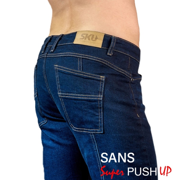 SKU Super Push-Up Original Jeans - Navy, Men's Push-Up Jeans