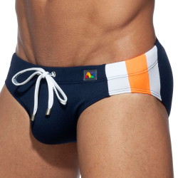 Slip de Bain Basic Stripes Marine Addicted