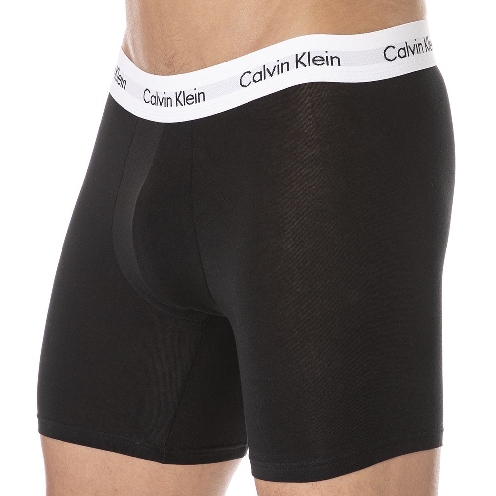 Calvin Klein 3-Pack Cotton Stretch Long Leg Boxer Briefs - Black - White -  Grey | INDERWEAR