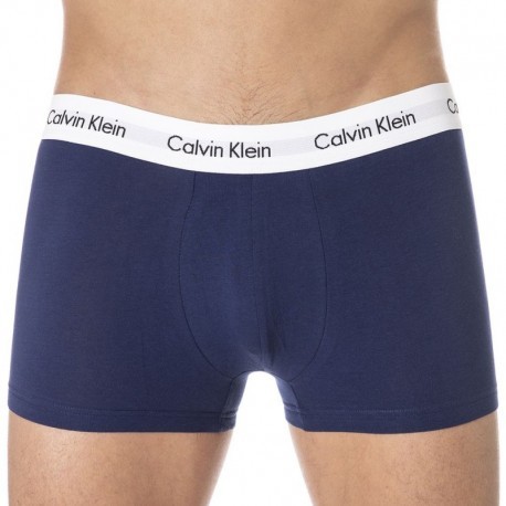 Calvin Klein Lot de 3 Boxers Cotton Stretch Bleu - Blanc - Rouge