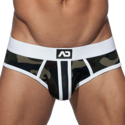 Slip Camo Stripe Blanc Addicted