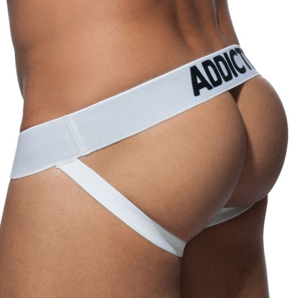 Jockstrap Push Up Mesh Blanc Addicted