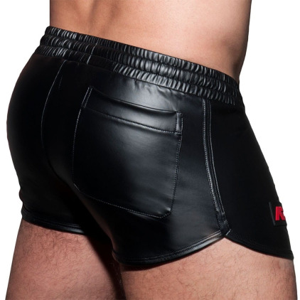 Short Rocky Double Stripe Noir - Rouge AD Fetish