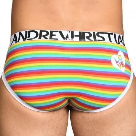 Andrew Christian Slip Almost Naked Pride Love Arc-en-Ciel