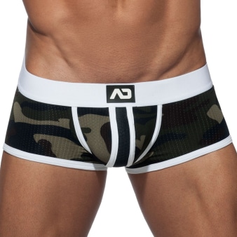 Boxer Camo Stripe Blanc Addicted
