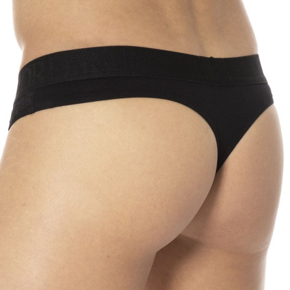 String Dentelle Sexy Noir Doreanse