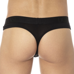 String Dentelle Sexy Noir Doreanse