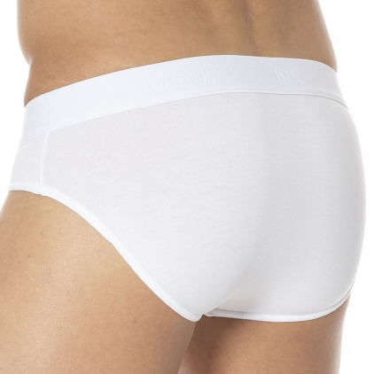 Slip Elegant Zip Blanc Doreanse