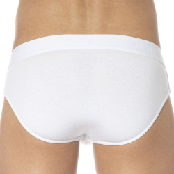 Slip Elegant Zip Blanc Doreanse