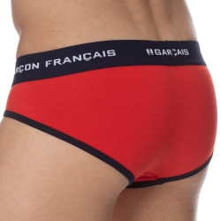 Slip Le Tombeur Rouge Garçon Français