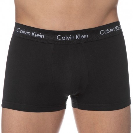 Calvin Klein Lot de 3 Shorties Cotton Stretch Noir - Marine - Bleu