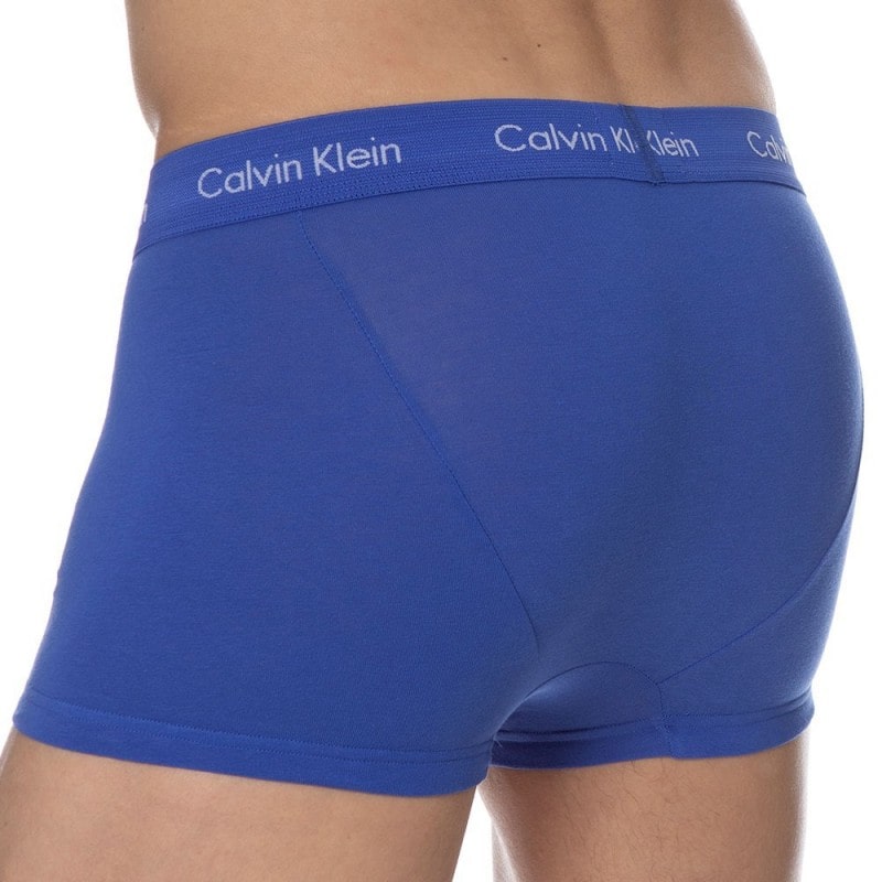 Calvin Klein 3-Pack Cotton Stretch Boxer Briefs - Black - Navy - Blue |  INDERWEAR