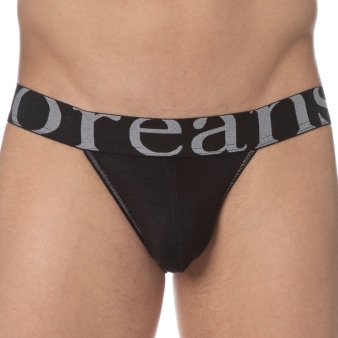 Slip Tanga Modal Noir Doreanse