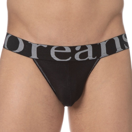 Slip Tanga Modal Noir Doreanse