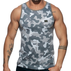 Débardeur Washed Camo Gris Addicted