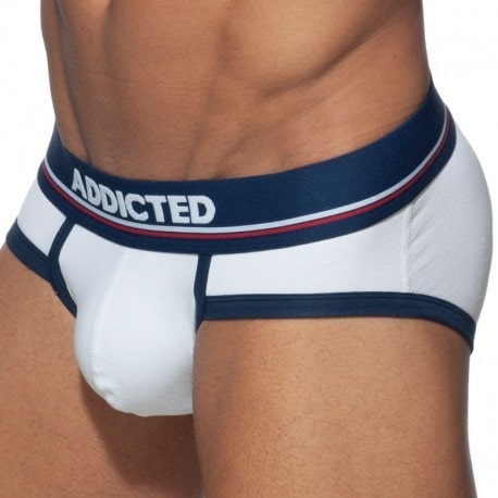 Addicted Basic Colors Cotton Briefs - White