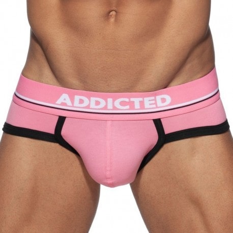 Addicted Basic Colors Cotton Briefs - Pink