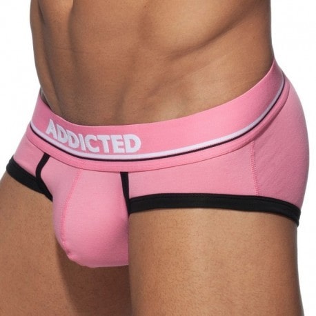 Addicted Basic Colors Cotton Briefs - Pink
