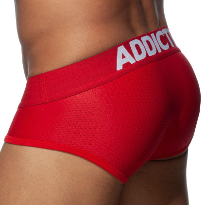 Slip Push Up Mesh Rouge Addicted