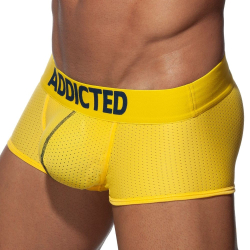 Boxer Push Up Mesh Jaune Addicted