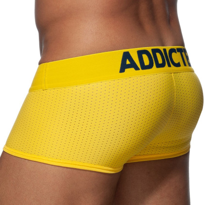 Boxer Push Up Mesh Jaune Addicted