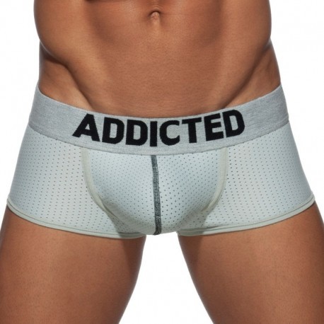 Addicted Push Up Mesh Boxer - Silver