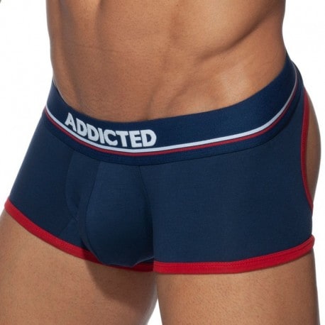 Addicted Basic Colors Bottomless Boxer - Navy