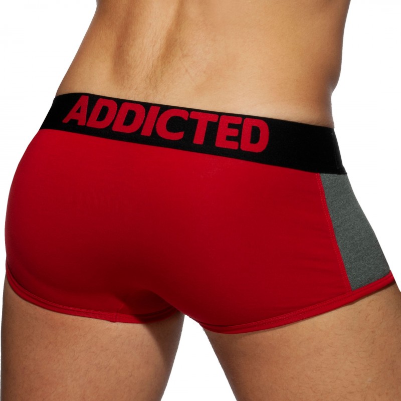 Addicted Boxer Spacer Rouge - Gris